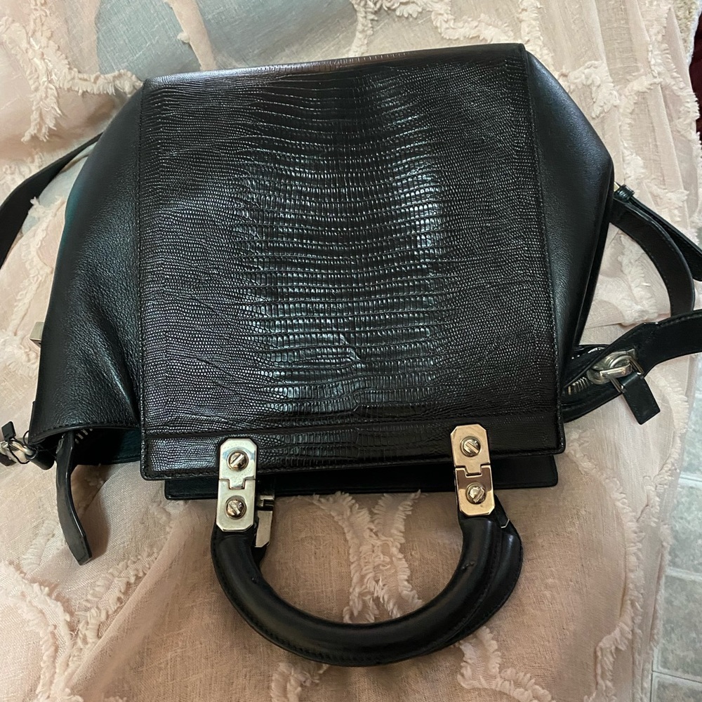 Custom Painted Authentic Givenchy Croci Satchel - image 3